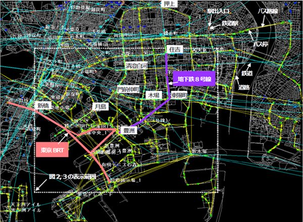 時空間ネットワークを用いた地域の交通利便性の評価　～地下鉄延伸とバス網拡充前後での比較～